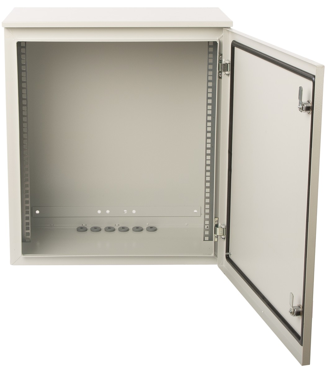 Masterlan outdoor cabinet 19" 12U/320mm, assembled, IP65