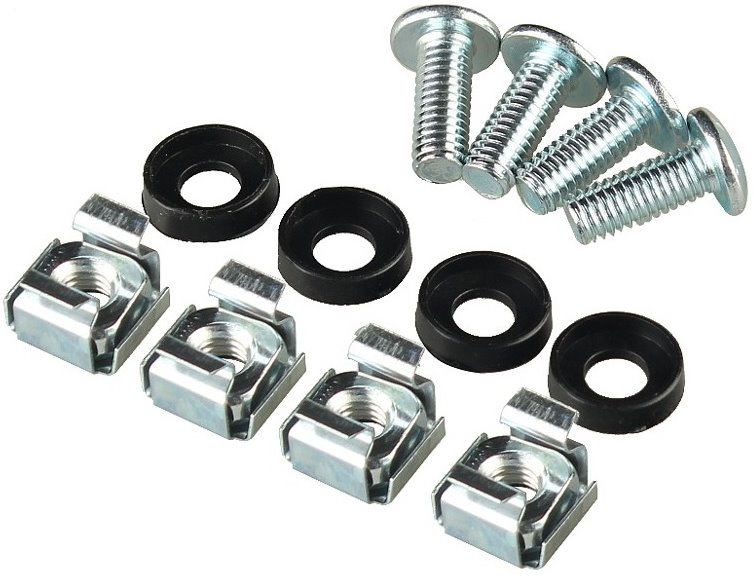 Masterlan rackmount screws and cage nuts set (50 pcs)