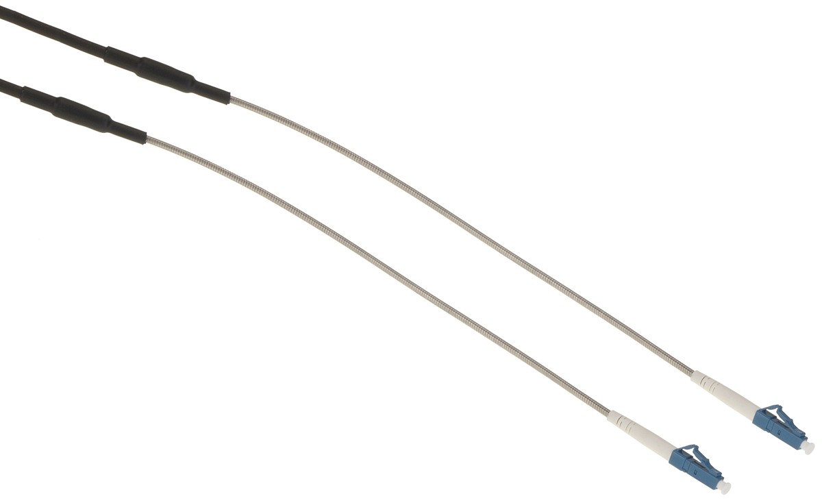 Masterlan AE fiber optic outdoor patch cord, LCupc/LCupc, Simplex, Singlemode 9/125, 15m