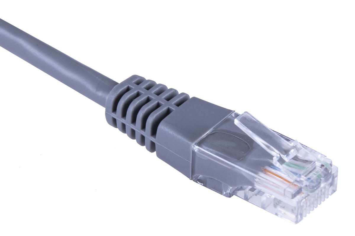 Masterlan patch cable UTP, Cat5e, 5m, gray