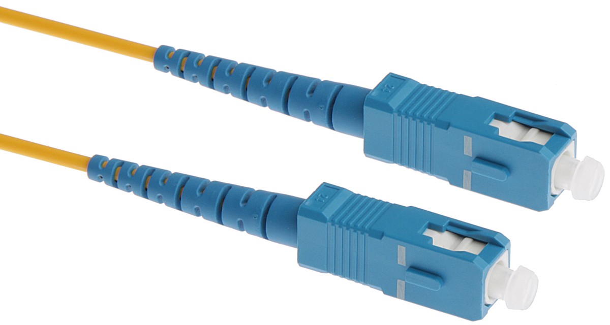 Masterlan fiber optic patch cord, SCupc-SCupc, Singlemode 9/125, simplex, 1m