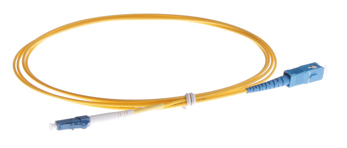 Masterlan fiber optic patch cord, LCupc-SCupc, Singlemode 9/125, simplex, 2m
