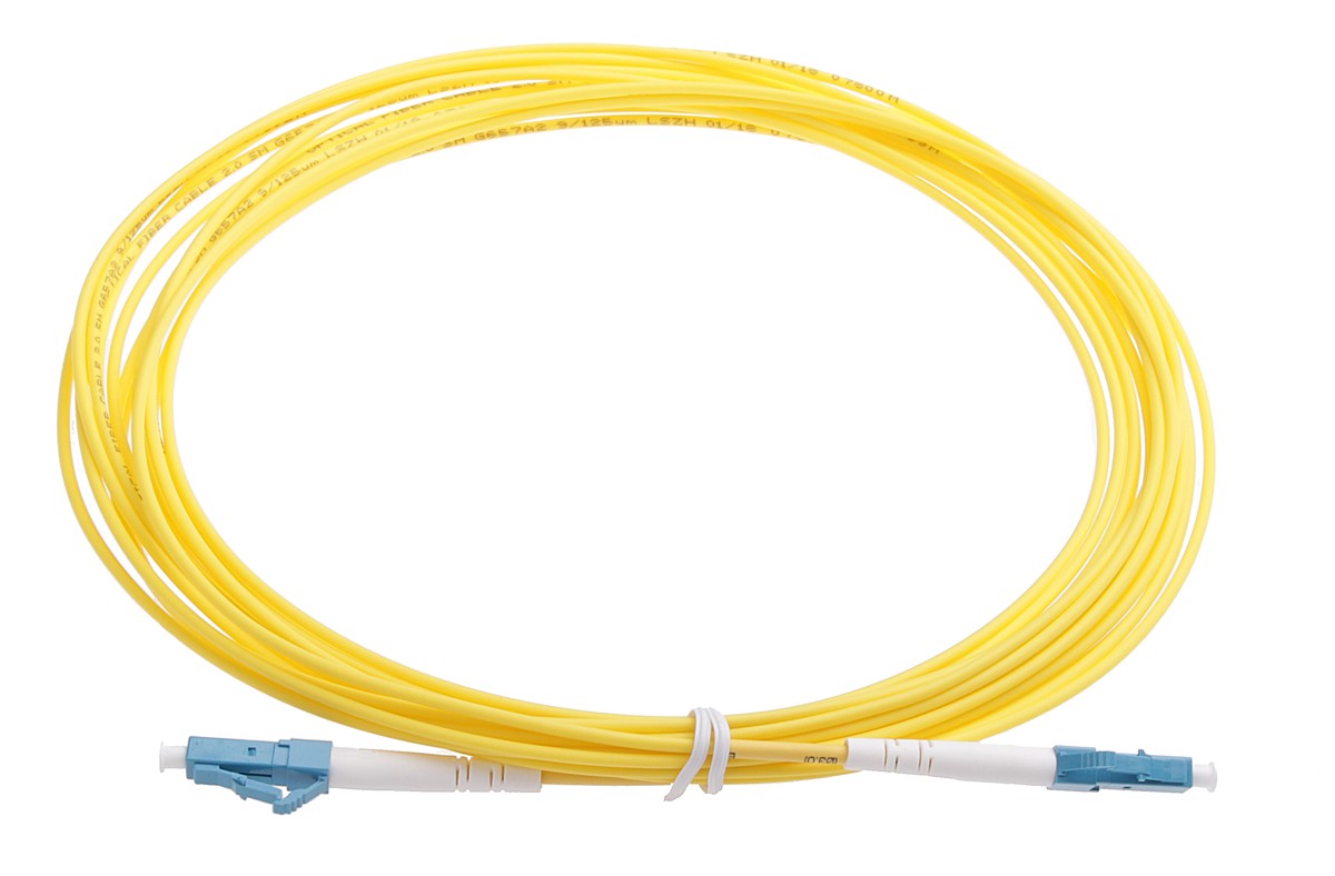 Masterlan fiber optic patch cord, LCupc-LCupc, Singlemode 9/125, simplex, 5m