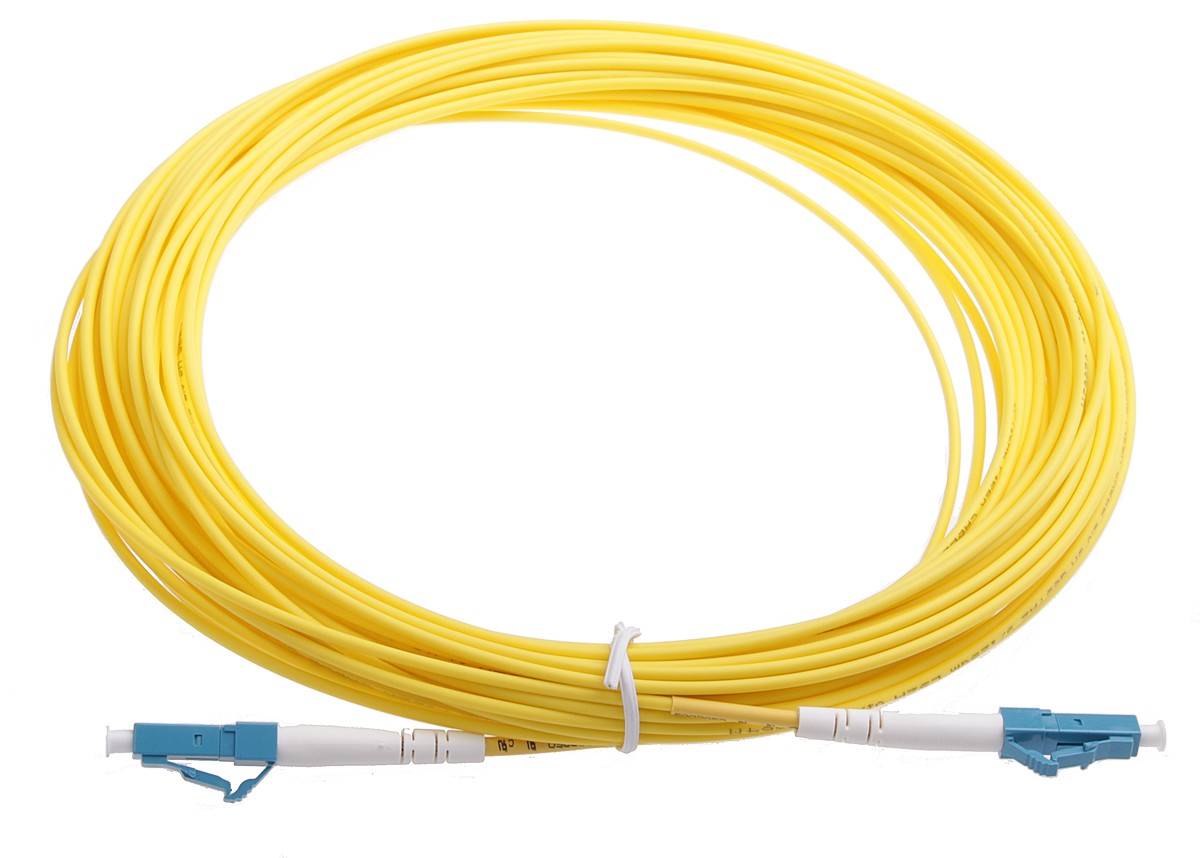 Masterlan fiber optic patch cord, LCupc-LCupc, Singlemode 9/125, simplex, 20m