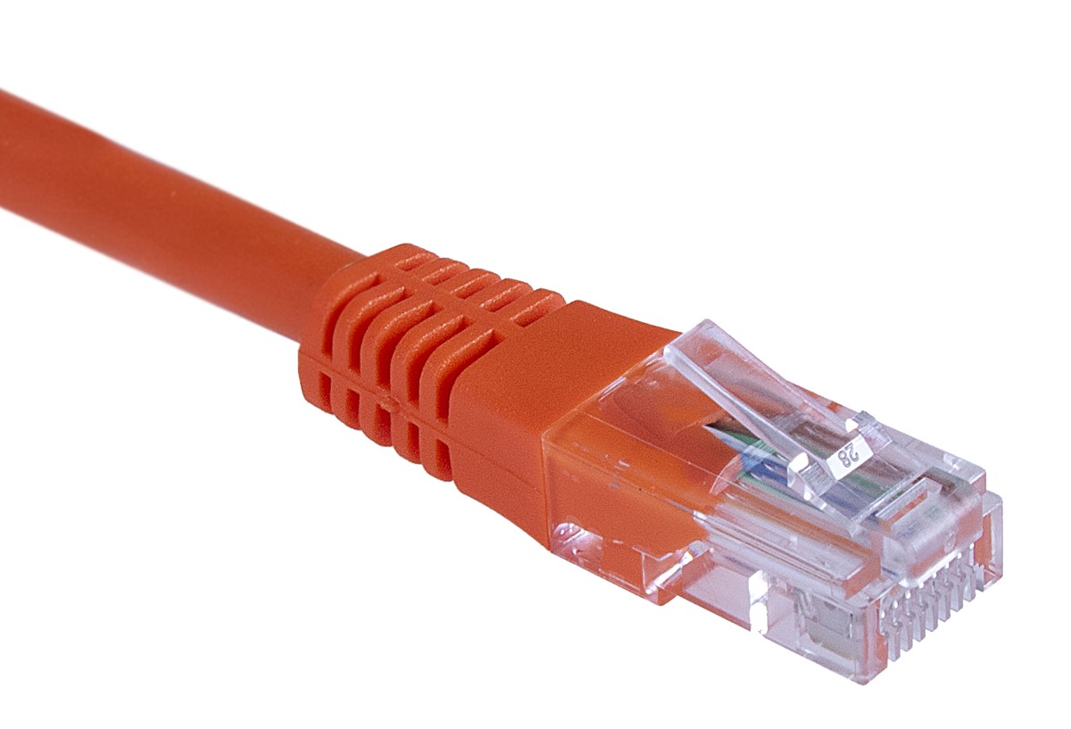 Masterlan patch cable UTP, Cat5e, 1m, orange