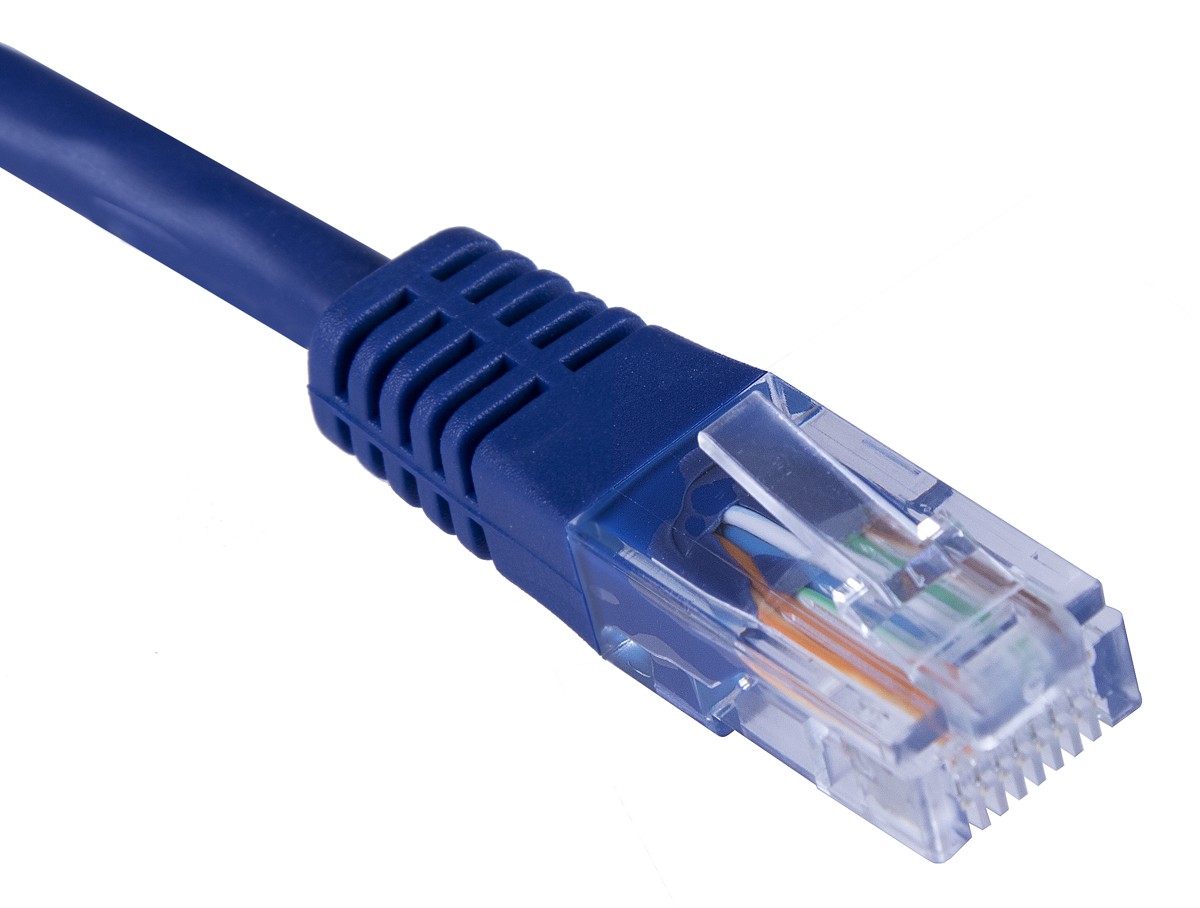 Masterlan patch cable UTP, Cat5e, 0,5m, blue