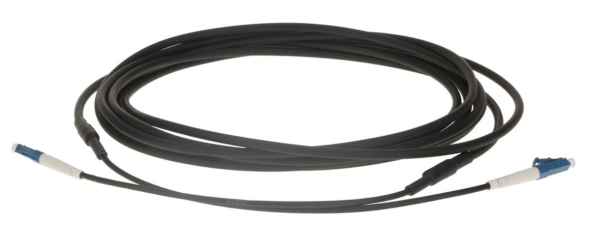 Masterlan APE fiber optic outdoor patch cord armor/PVC, LCupc/LCupc, Simplex, Singlemode 9/125, 5m