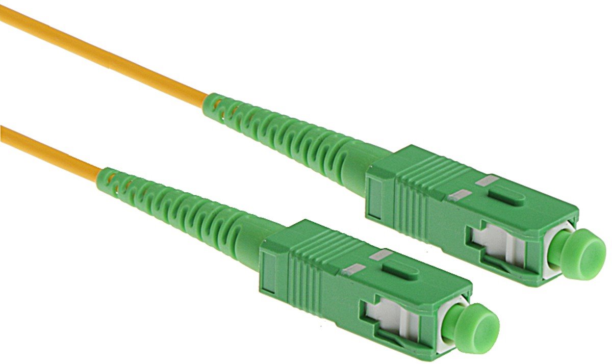 Masterlan fiber optic patch cord, SCapc-SCapc, Singlemode 9/125, simplex, 10m