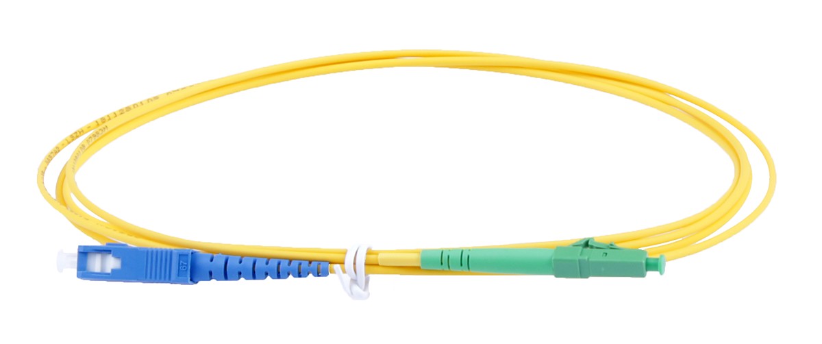 Masterlan fiber optic patch cord, LCapc-SCupc, Singlemode 9/125, simplex, 3m